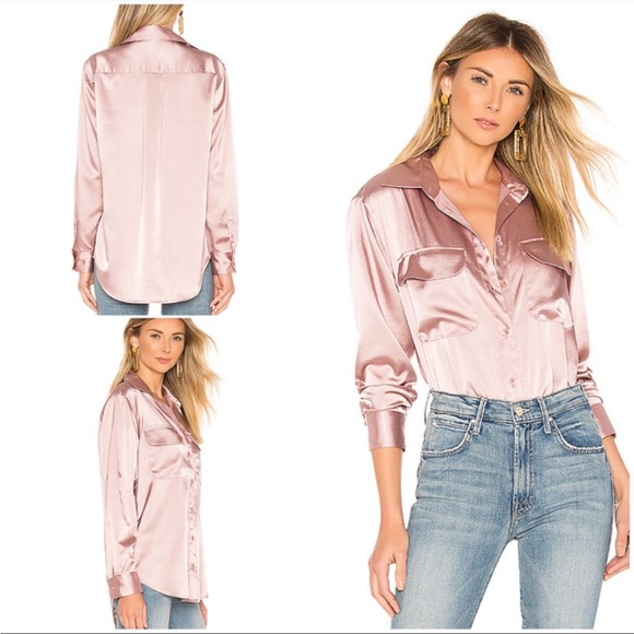 Equipment Tops - NWT - Equipment New Signature Blouse in Ciel Mauve - Size XS